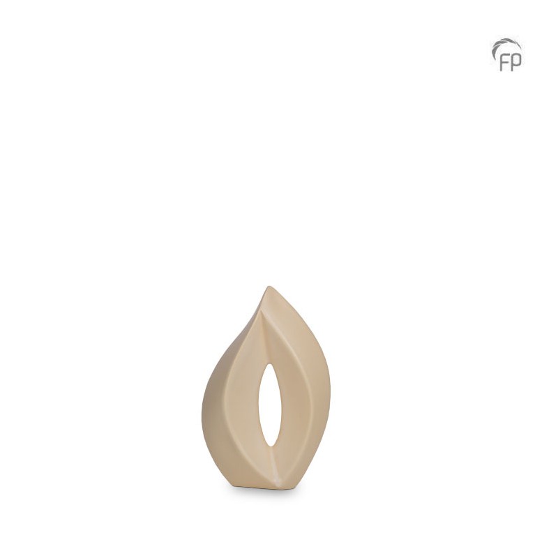 Kleine Keramische Urn 'Venezia' Matbeige Kleine Keramische Urn 'Venezia' Matbeige