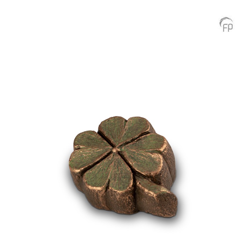 Keramisch Troost Urntje Geert Kunen Klavertje Vier