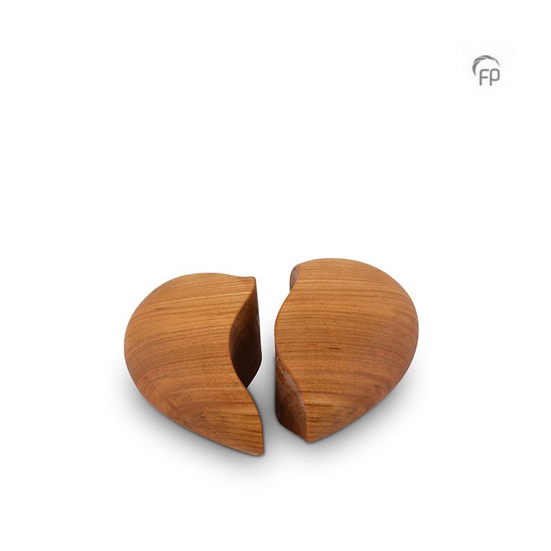 Houten duo keepsake hart Houten duo keepsake hart