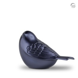 Metalen Mini Urn 'Songbird' Saffierblauw