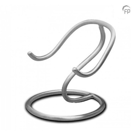 Zilverkleurige Messing Standaard voor de Hart Urnen