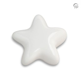 Keramische Keepsake Ster Urn Asteri Wit