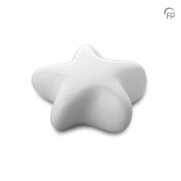 Keramische Keepsake Ster Urn Asteri Wit