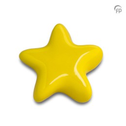 Keramische Keepsake Ster Urn Asteri Geel