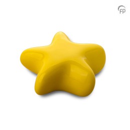 Keramische Keepsake Ster Urn Asteri Geel