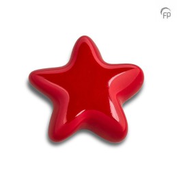 Keramische Keepsake Ster Urn Asteri Rood