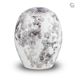 Grote Keramische Crafts Urn Zwart Wit