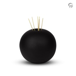 Middelgrote Keramische Urn Essence of Life Zwart