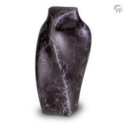 Grote Keramische Kunst Urn Heart to Heart Zwart