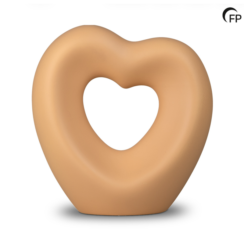 Keramische Kinderurn Cuore Puro